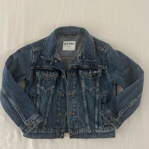Old Navy Youth Medium (Size 8) Denim Jacket - Medium Wash Blue Denim